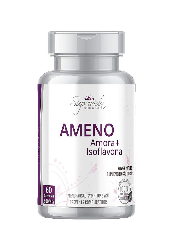 Ameno Suplemento de Amora e Isoflavona 60 cáps