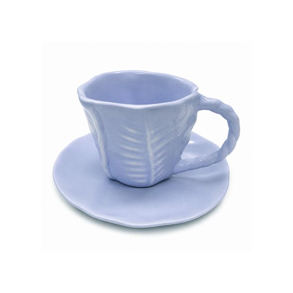 Xícara couve azul