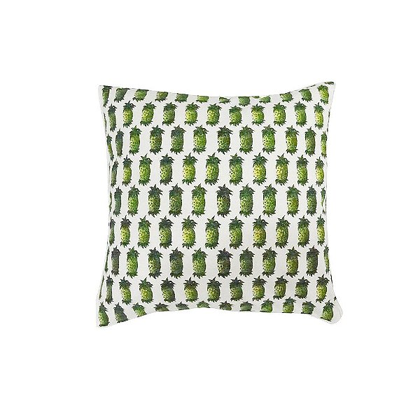 Capa de Almofada Abacaxi Verde 48x48 cm