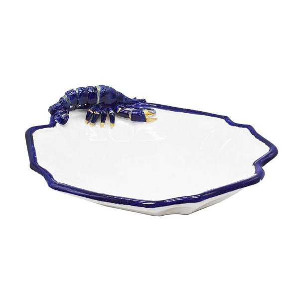 Travessa casual funda M lagosta azul