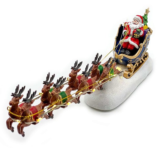 Brinquedo de natal papai noel trenó Ref: AC 845