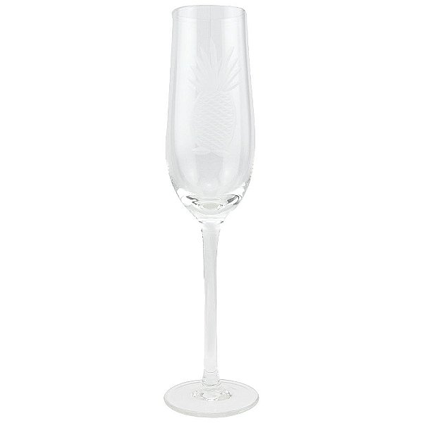 Taça Champagne Lapidada Abacaxi (jogo com 6)