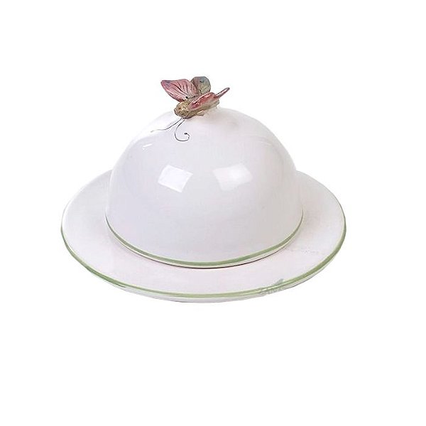 Manteigueira com aplicação de borboleta