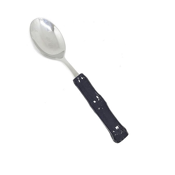 Colher de Chá de Bambu Black