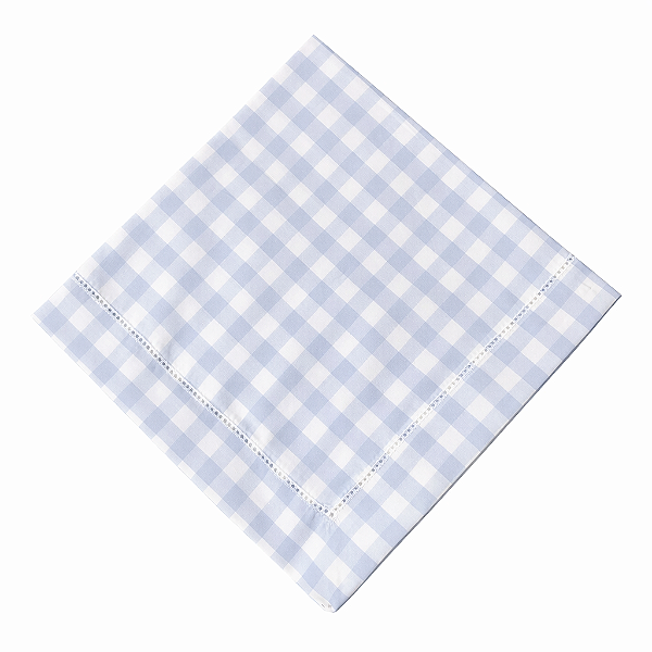 Guardanapo vichy azul claro