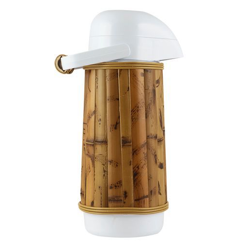 Garrafa Térmica Revestida de Bambu Natural G