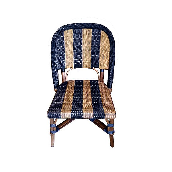 Cadeira de apuí listra azul marinho