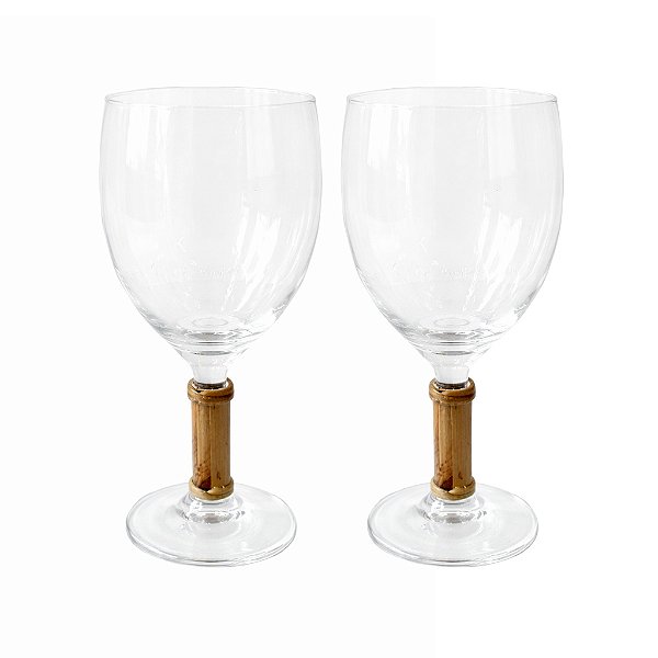 Taça de Água com Pé de Bambu (set 2)