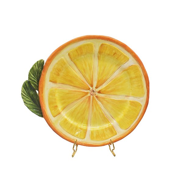 Prato sobremesa de laranja aberta