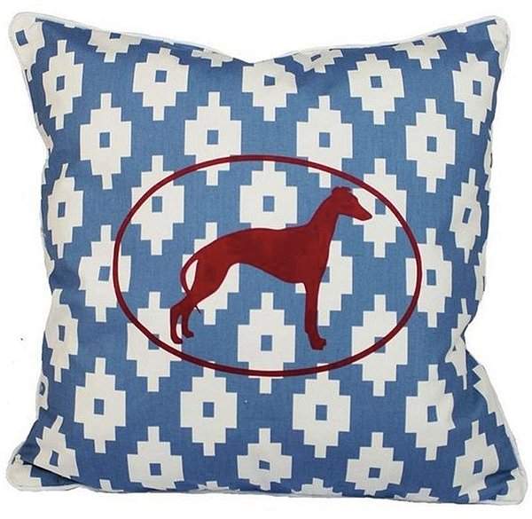 Capa de Almofada Cachorro Galgo Tribal 48x48 cm