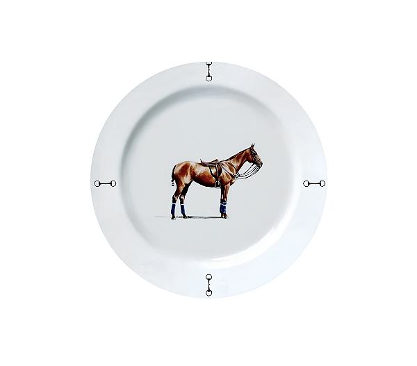 Prato sobremesa Cavalo Haras (2unidades)