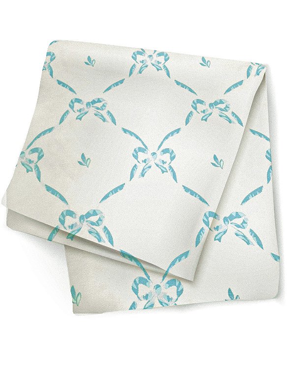 Toalha de mesa laços verde menta 2,16x1,44