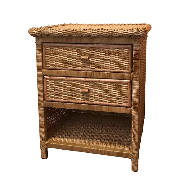 Mesa de cabeceira em junco