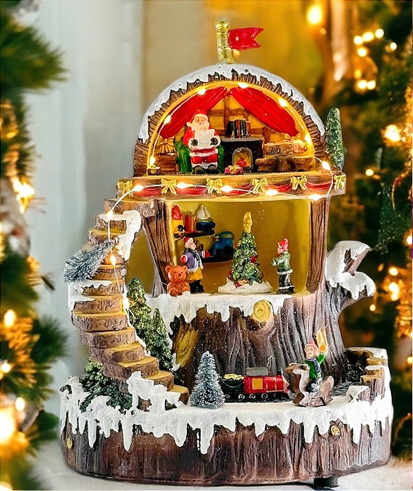 Casa Papai Noel no tronco (AC 946)