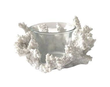 castiçal de Coral em resina