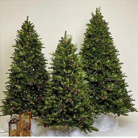 Árvore de natal pré-montada click 2,70m altura