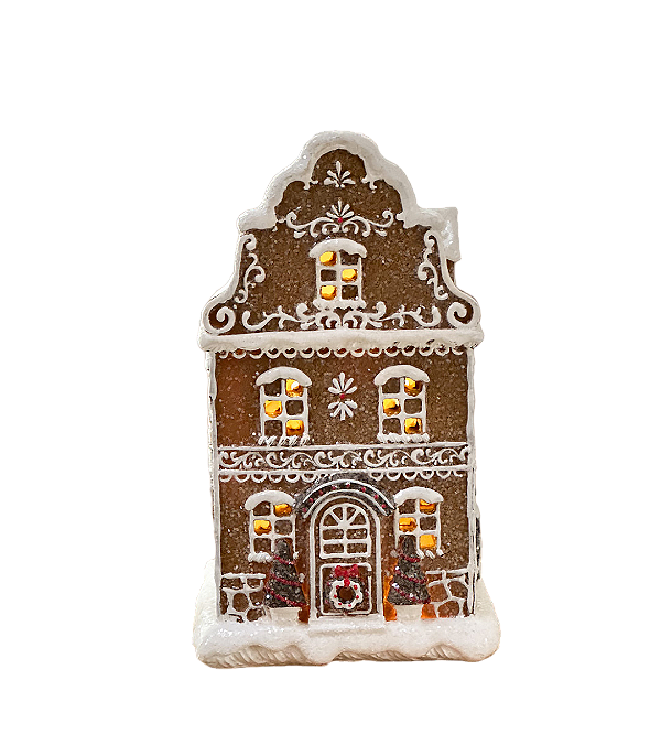 Enfeite de Natal casa gingerbread