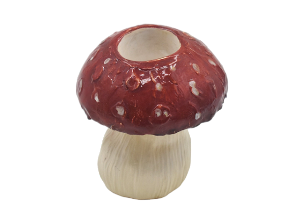 Mini vaso cogumelo vermelho Zanatta Casa