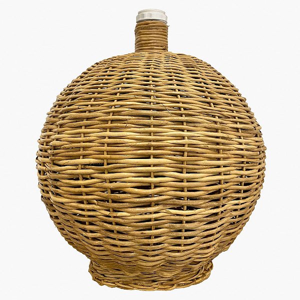 Base abajur bola de junco