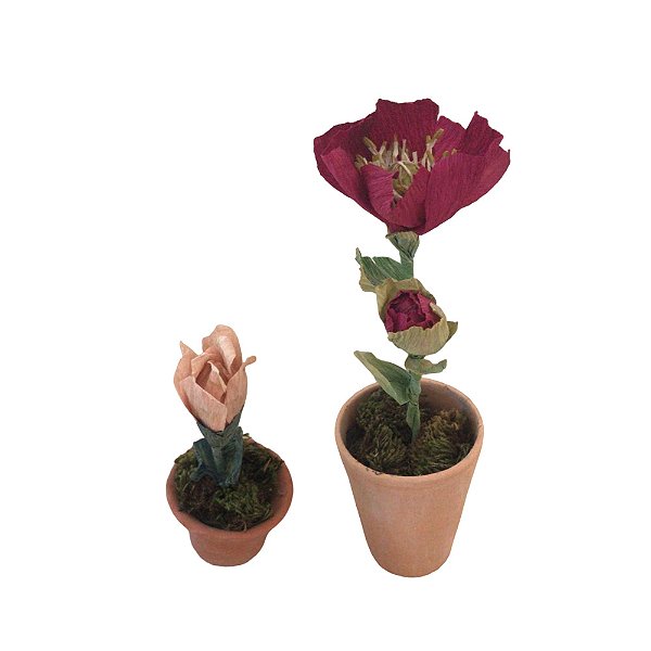 Duo flores de papel Zanatta Casa