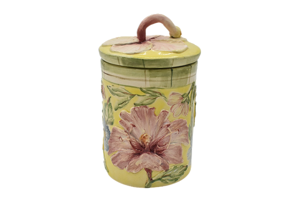 Porta algodão amarelo Chita Maria