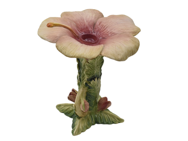 Porta vela alto hibisco