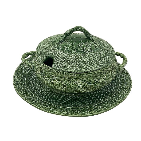 Sopeira verde com travessa