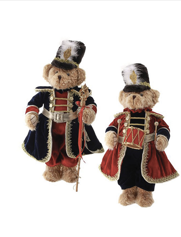 Dupla de ursinhos soldados Nutcracker