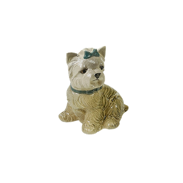 Enfeite cachorro Yasa sentado