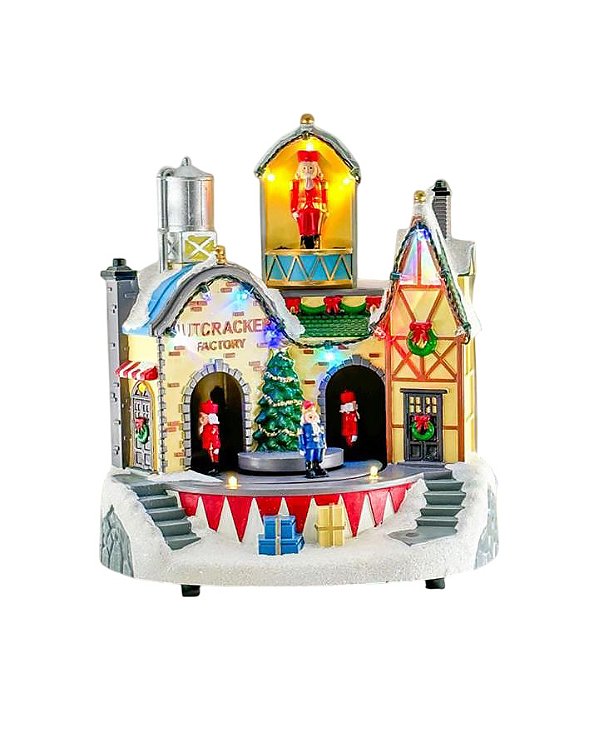 Brinquedo de Natal casinha quebra-nozes