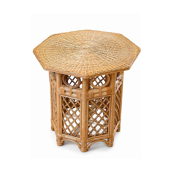 Mesa lateral sextavada