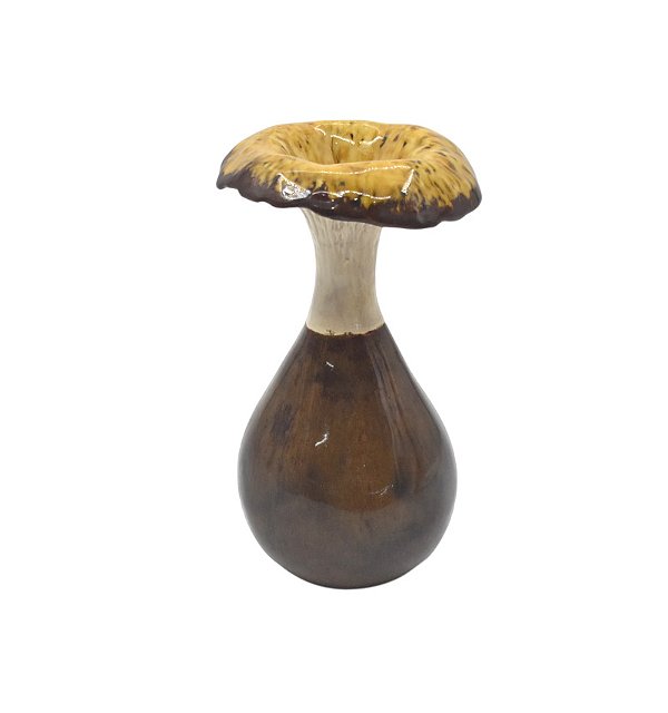 Mini vaso gota cogumelo caramelo e mostarda