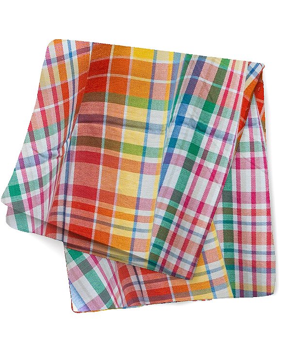 Toalha de mesa xadrez colorida 3m x 1,80