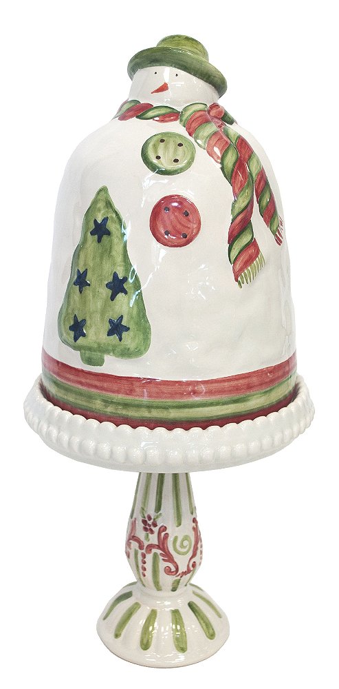 Porta Panetone Boneco de Neve