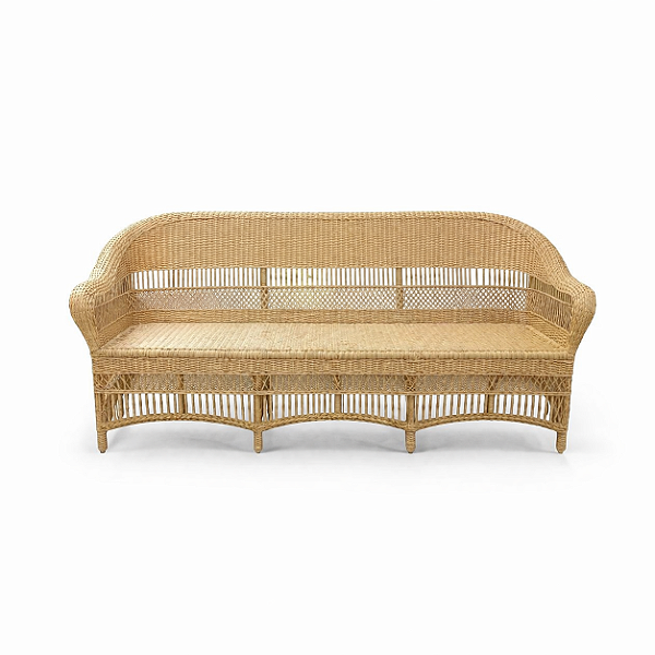 Sofá Zâmbia de junco (3 lugares)