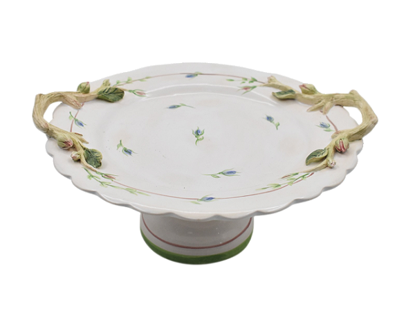 Boleira com rosas azuis e pegadores de tronco M