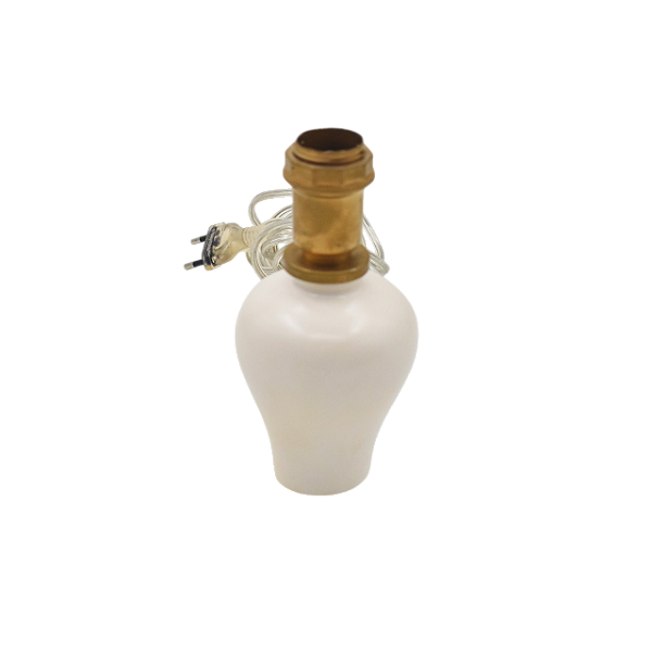Mini base abajur branco sig
