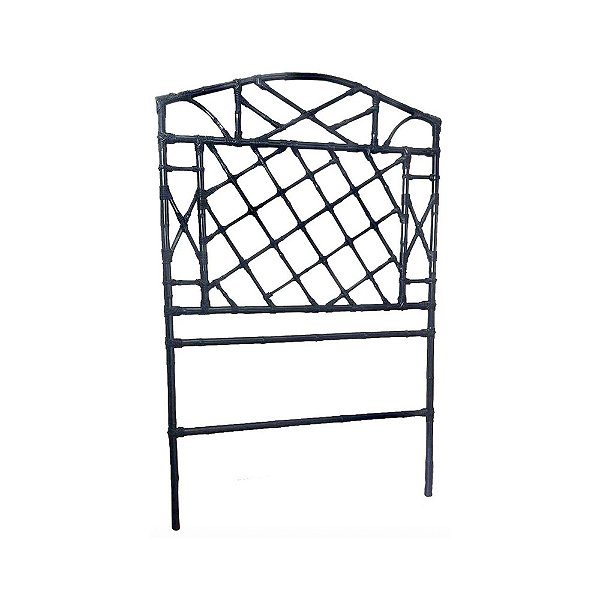 Cabeceira de cama de Bambu colorida (solteiro)