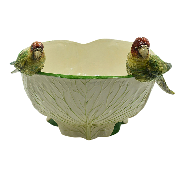 Cachepot folha de repolho com ararinhas G