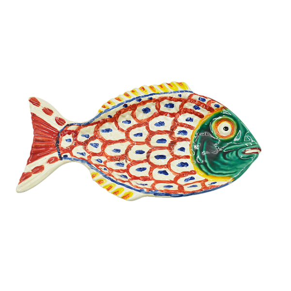 Petisqueira peixe colorido P