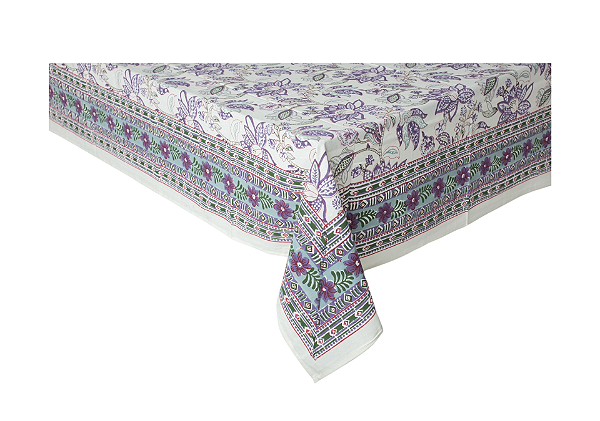 Toalha silvestre roxo quadrada 2,20m