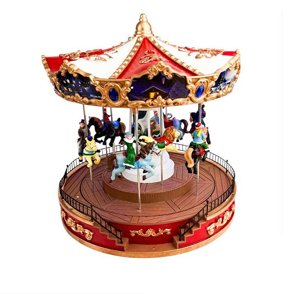 Brinquedo de Natal mini carrossel