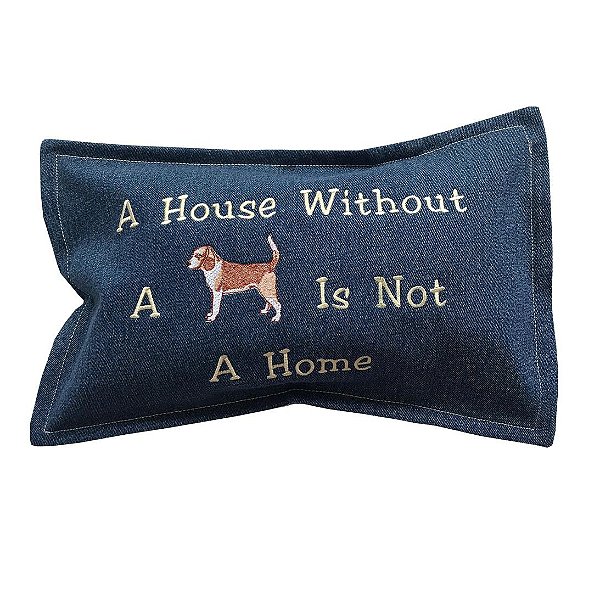 Capa de Almofada Jeans Beagle 27x35 cm