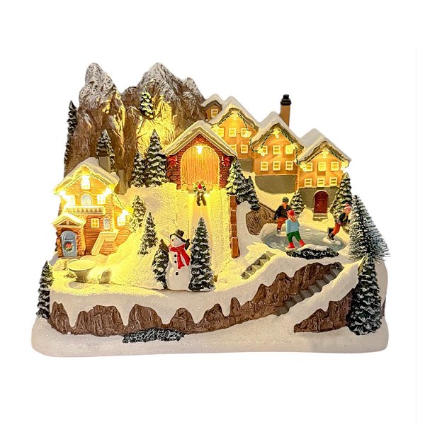 Brinquedo de Natal Vila nas montanhas