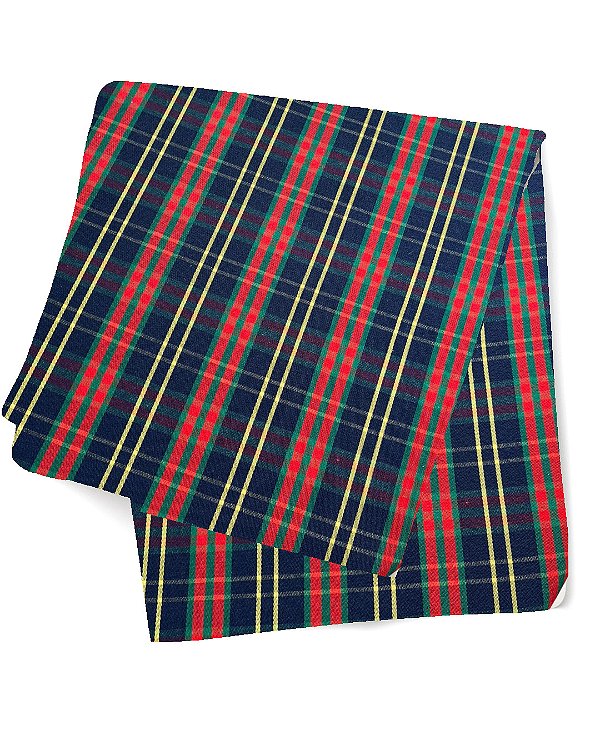 Toalha xadrez Natal (1,80 x 2,60m)