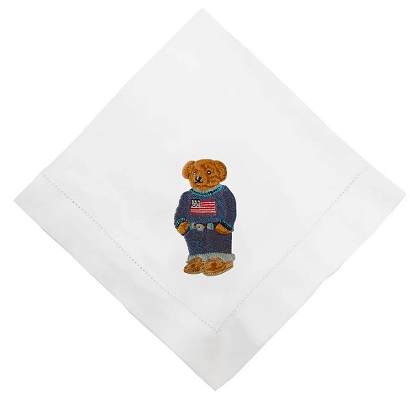 Guardanapo linho ursinho casual