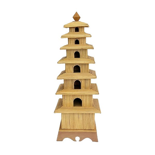 Pagoda alta de bambu (80 cm)
