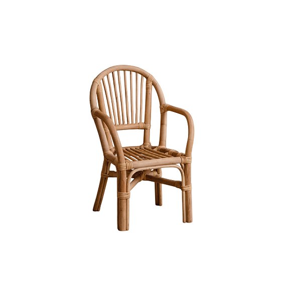 Mini cadeira decorativa de rattan 2