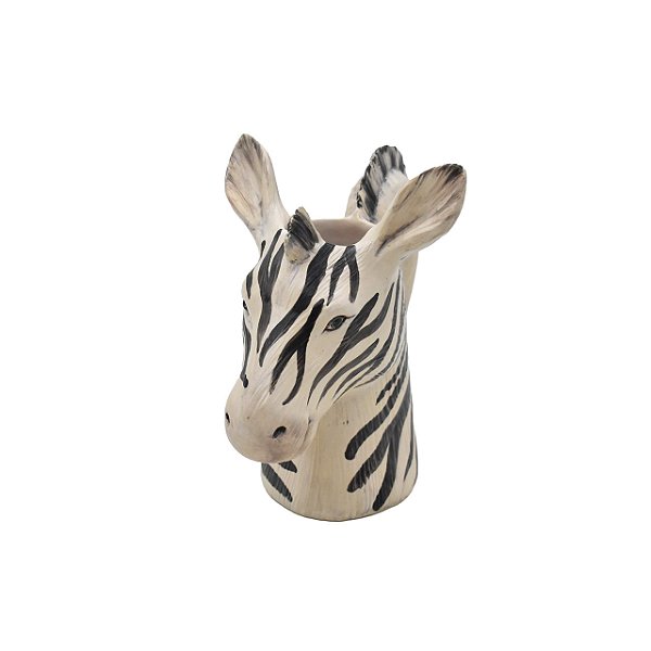 Caneca decorativa zebra