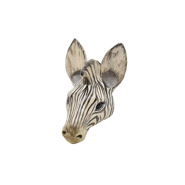 Vaso cabeça de zebra